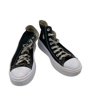 Converse Chuck Taylor All Star Move Platform Sneakers Women 9.5 Canvas High Top